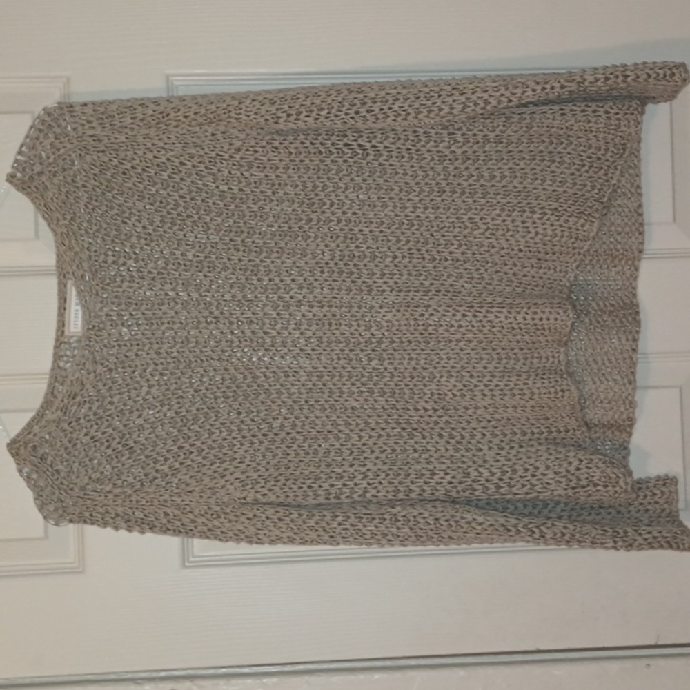 Studio works crocheted top